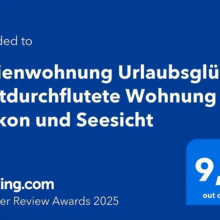 Urlaubsglueck- Lichtdurchflutete Mit Balkon Und Seesicht