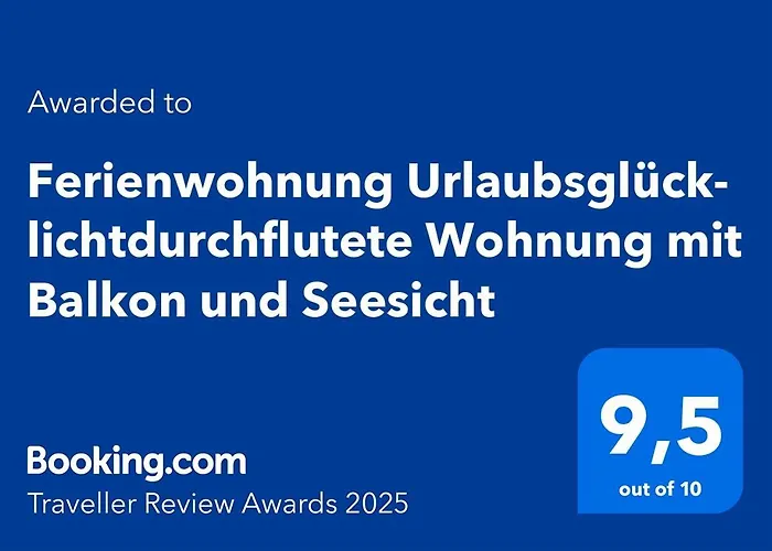 Urlaubsglueck- Lichtdurchflutete Mit Balkon Und Seesicht